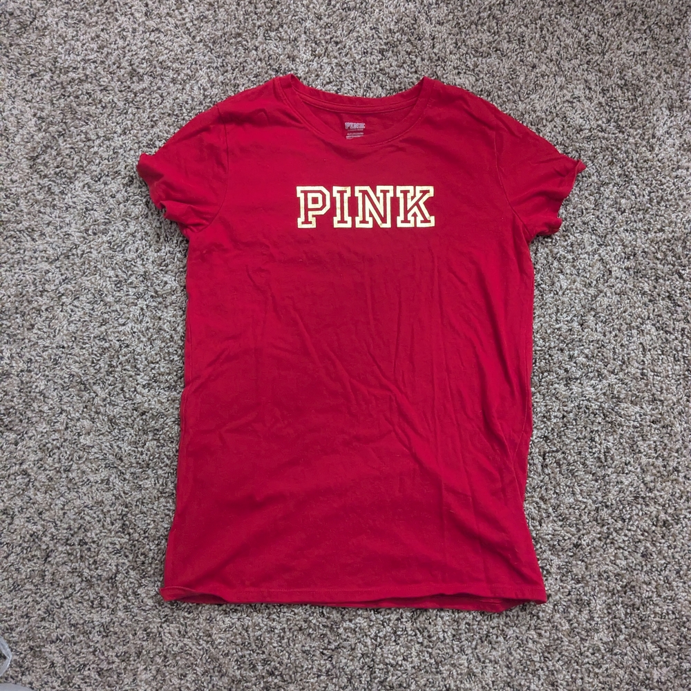 PINK Victoria's Secret Red Tee